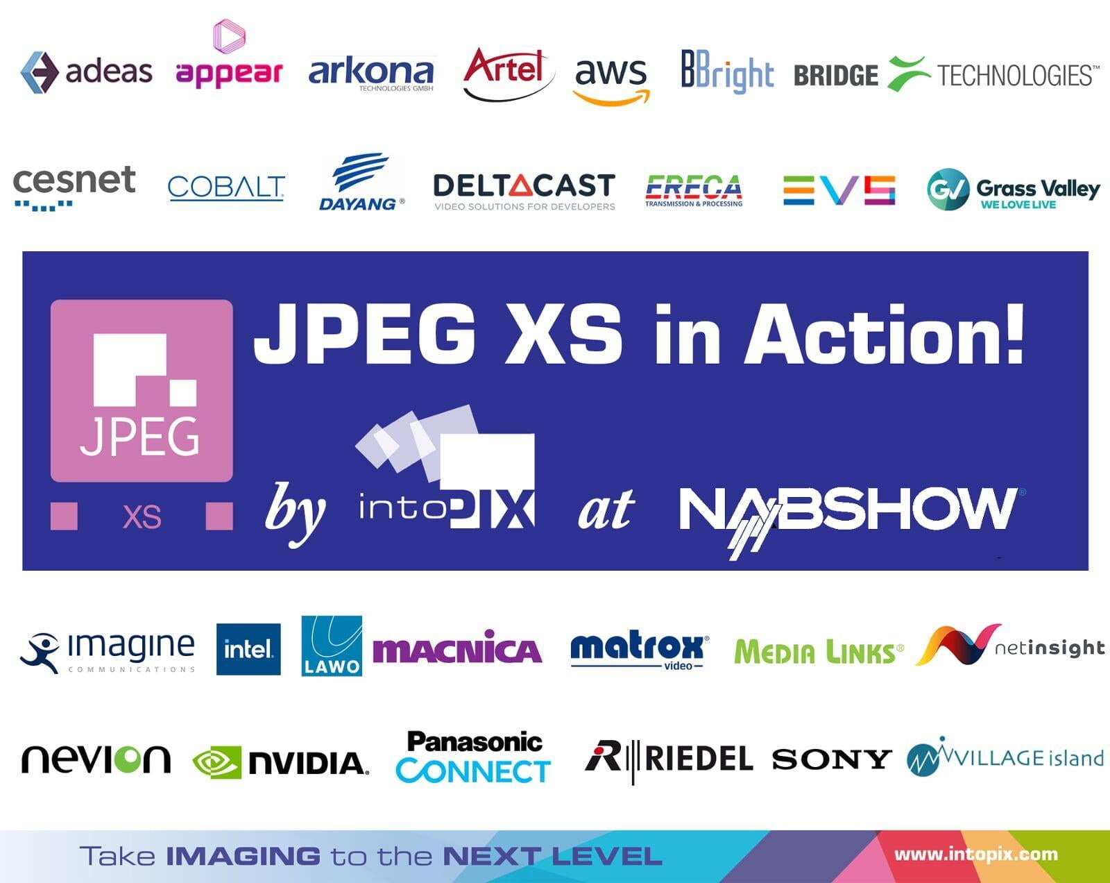 Préparez-vous à être surpris par l'exposition unique "JPEG XS in Action " d'intoPIX au NAB2023.